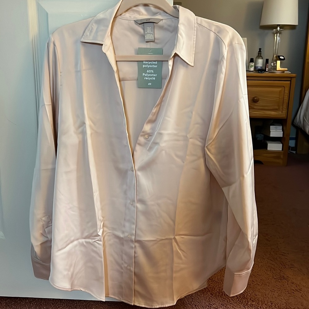 H&M Satin Shirt